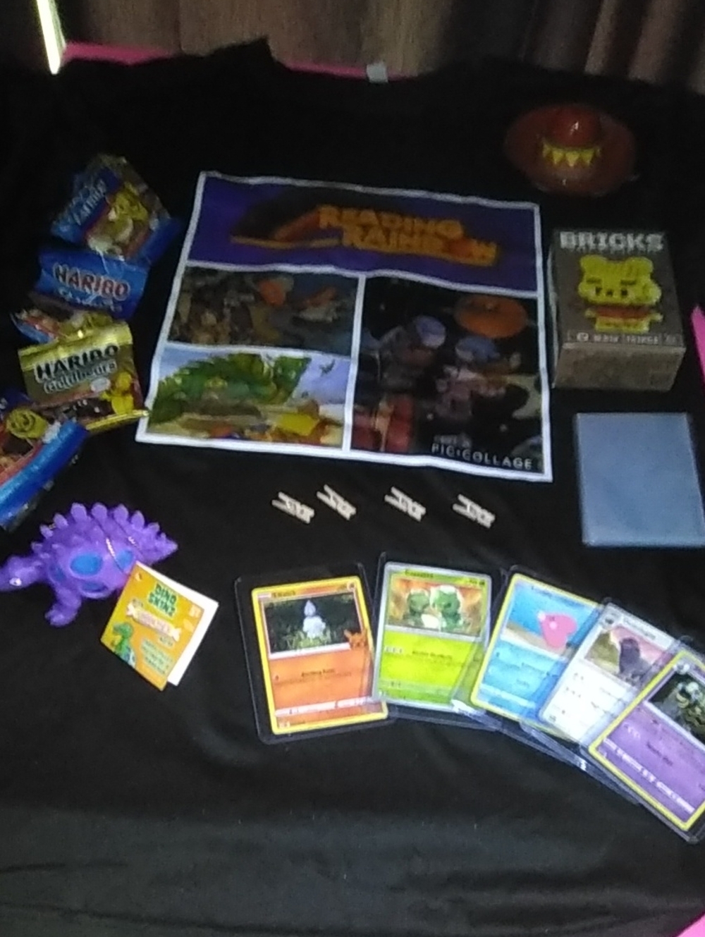 Reading Rainbow Surprise Box With Pokémon Cards Sleeves And Candy